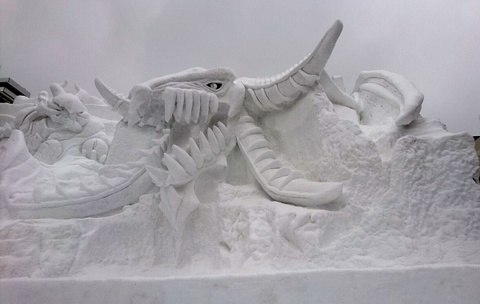 Final Fantasy XIV : le jeu se paye une énorme sculpture de neige au festival de Sapporo !