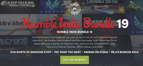 Soma, Superhot et Mini Metro dans le Humble Indie Bundle 19