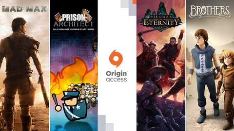 Origin Access : Huit nouveaux jeux, dont Mad Max, Spore et Pillars of Eternity