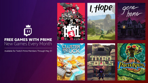 Twitch Prime : Psychonauts, Gone Home et quatre autres jeux offerts en mai