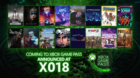 Xbox Game Pass : Plus de 15 nouveaux titres annoncés au XO18 !