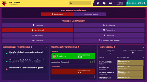 Football Manager Touch 2019 montre ses fonctionnalités