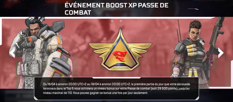 Apex Legends : bonus d'XP et équilibrage au programme du patch 1.1.1