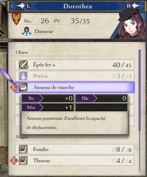 Fire Emblem : Three Houses, classe unique Danseur : comment la débloquer, avantages... Notre guide