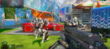 Des robots zombies sur Nuketown