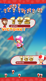 Gagner les défis de Toad