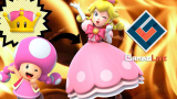 New Super Mario Bros. U Deluxe : Peachette et Carottin en action