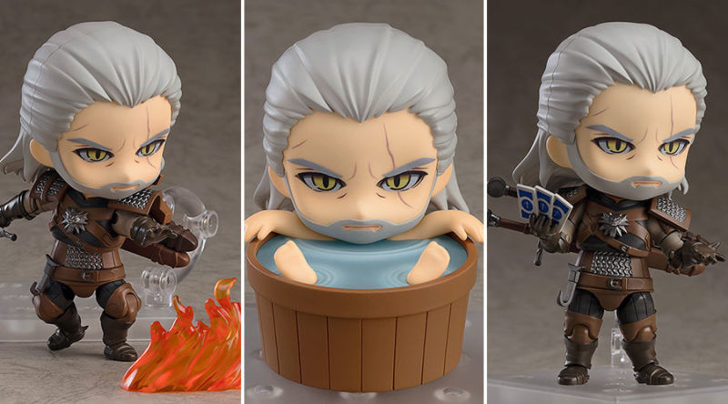 The Witcher 3 Wild Hunt : Nendoroid sort une nouvelle figurine de Geralt de Riv