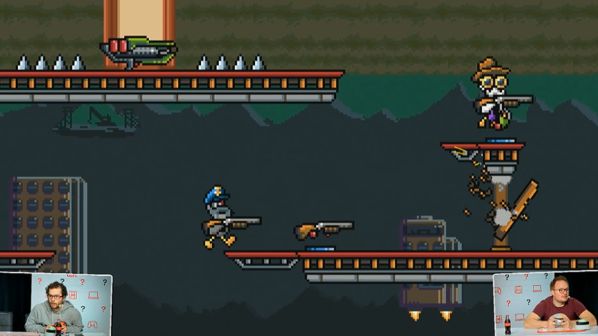 DeathMatch Quiz #33 (replay) : Xari et Zouloux se canardent sur Duck Games