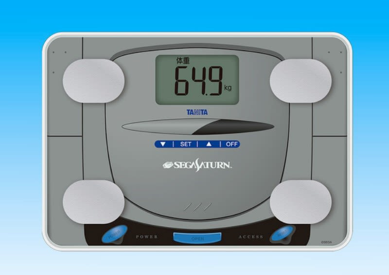 SEGA : la Saturn revient sous la forme d'un pèse personne !