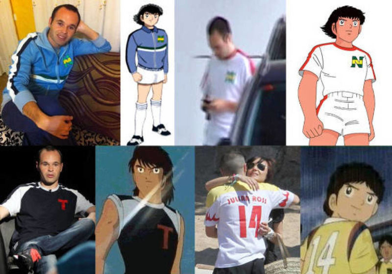 Captain Tsubasa : Andrés Iniesta est un véritable fan du manga Olive & Tom.