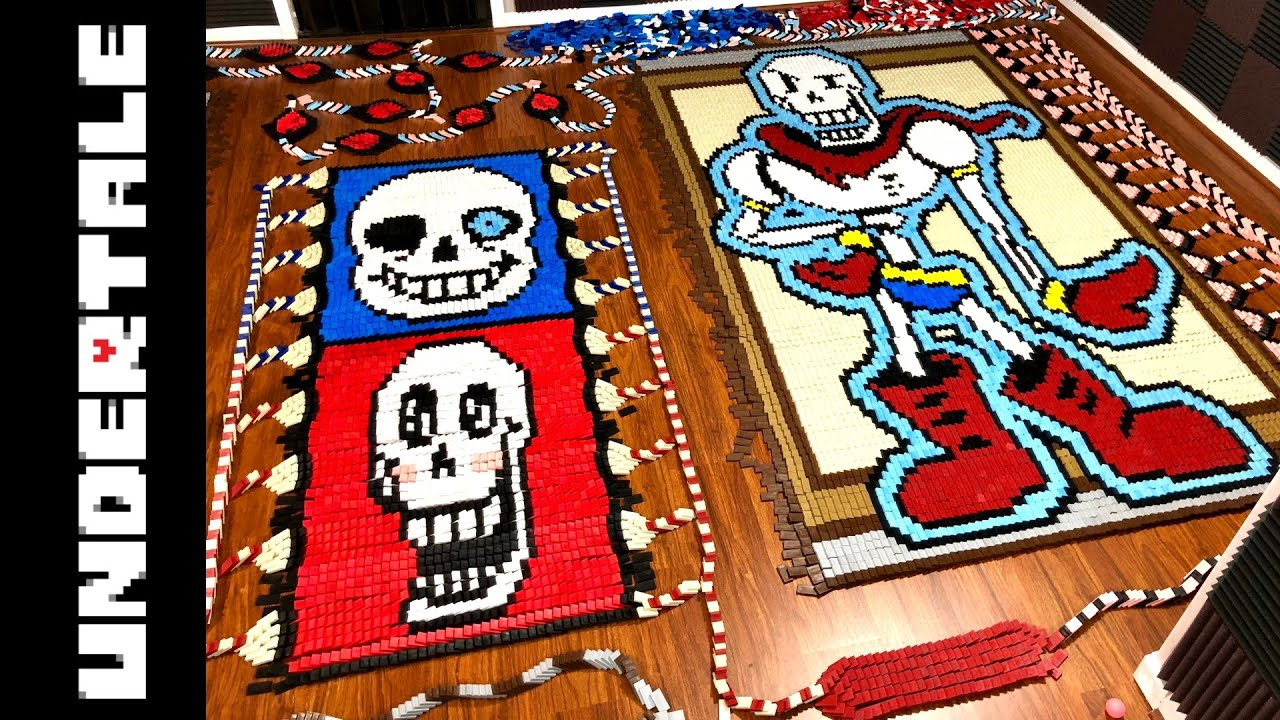 Undertale : un superbe hommage au jeu tout en dominos !