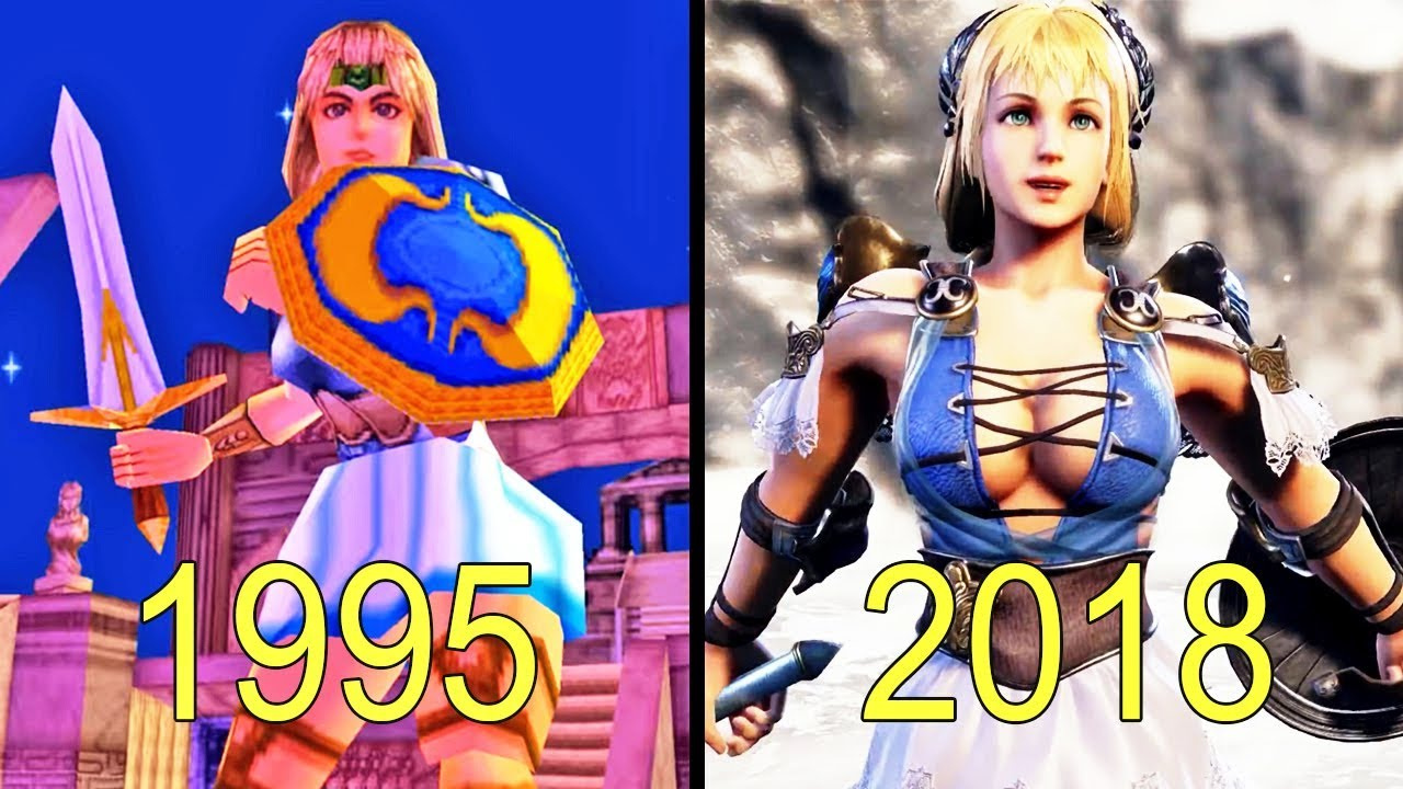 SoulCalibur : revivez l'évolution graphique de la série de 1995 à 2018
