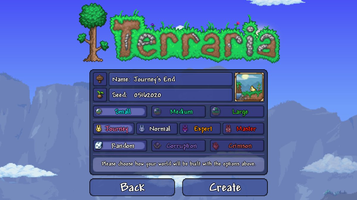 Terraria : la mise à jour Journey's End prend date sur PC