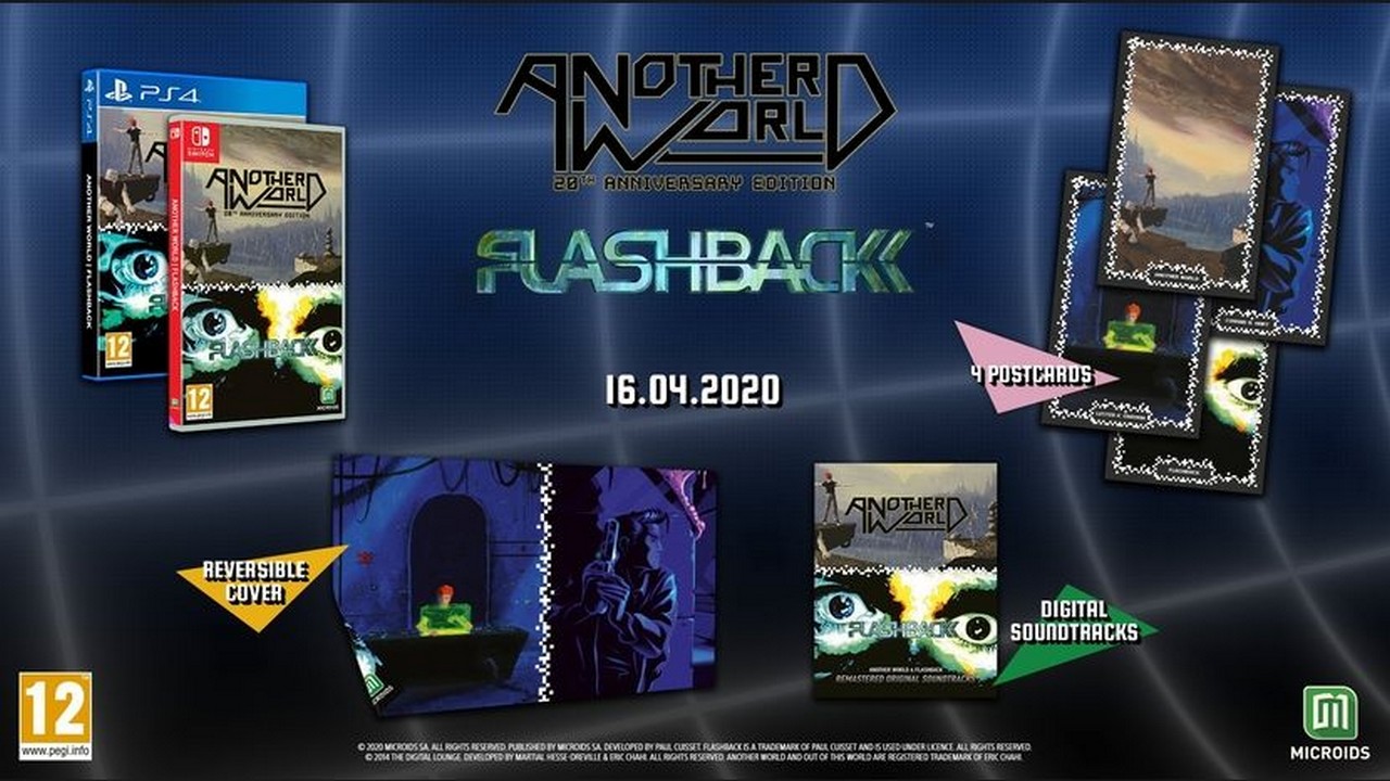 Another World & Flashback : la compilation est disponible sur PS4 et Switch
