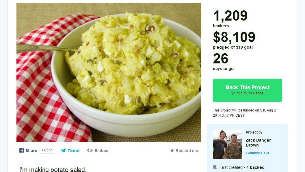 Kickstarter La patate dans l'engrenage Actualités du 07/07/2014