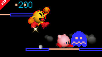 Super Smash Bros 3DS : Le stage Pac-Man
