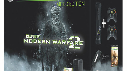 Une Xbox 360 250 Go Modern Warfare 2