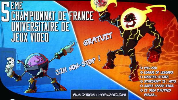 5ème Championnat de France Universitaire de jeux vidéo