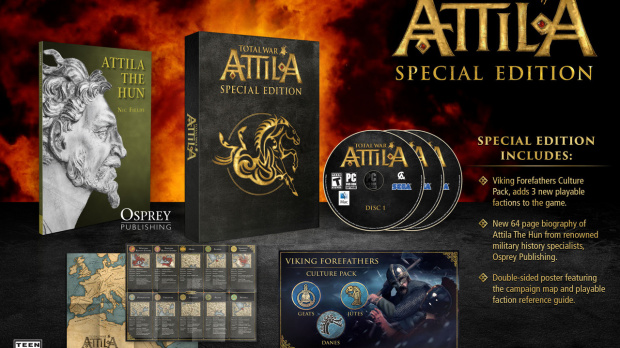 Total War Attila : Une édition spéciale, un trailer et des images