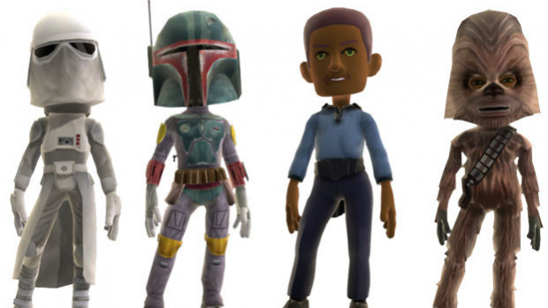 Des avatars Star Wars sur Xbox 360