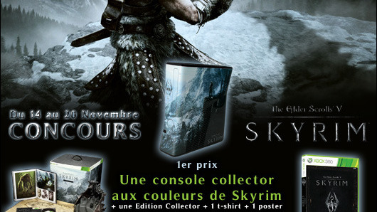 Concours Skyrim : une 360 collector et des jeux à gagner !