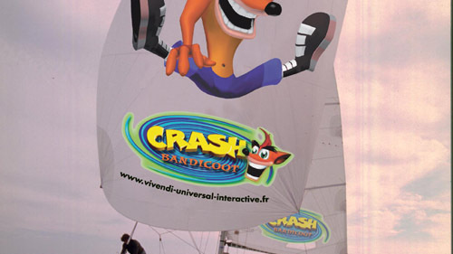 Bateau Crash Bandicoot : la photo