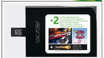 Xbox 360 : De nouveaux jeux pour le disque dur de 320 Go