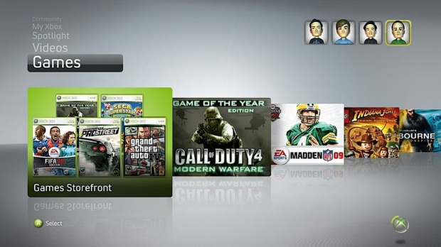 Xbox 360 : du stockage gratuit pour la nouvelle interface