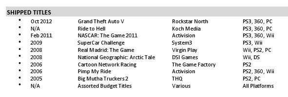 Grand Theft Auto V en octobre 2012 ?