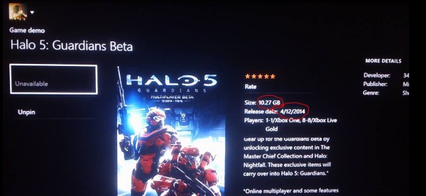 Halo 5 : La bêta pèserait plus de 10 Go