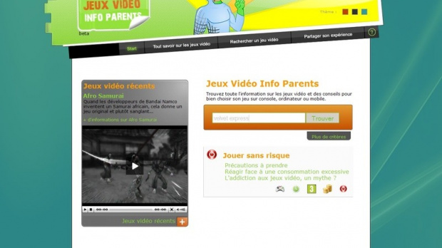 Un nouveau site d'informations sur les jeux vidéo à l'intention des parents