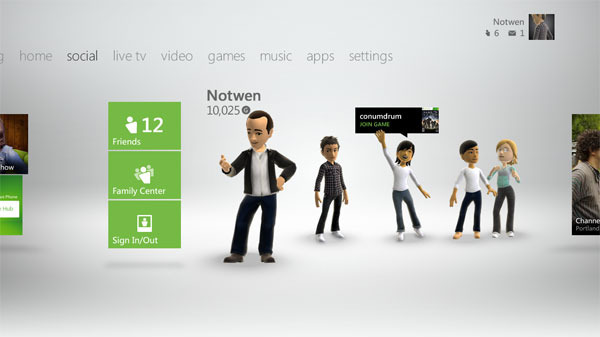Date de sortie de la nouvelle interface Xbox 360