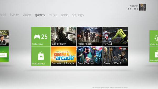 Essayez la nouvelle interface Xbox 360 avant l'heure !