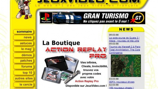 Jeuxvideo.com en 1998