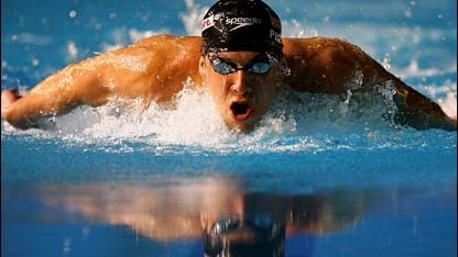 Michael Phelps toujours dans le bain