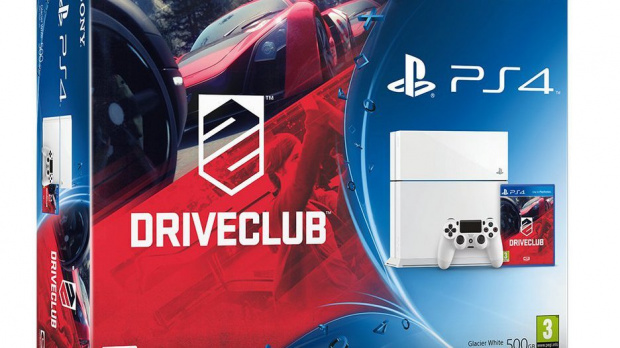 DriveClub en pack avec une PS4 « Blanc Glacier »