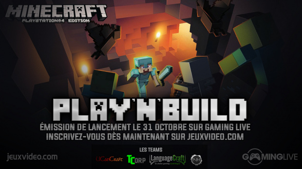Minecraft : Play’n’Build, c’est ce soir