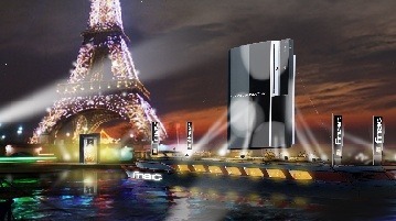 La PS3 lancée au pied de la Tour Eiffel