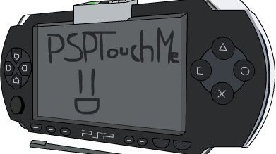 PSP : écran tactile artisanal
