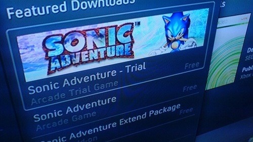 Sonic Adventure sur Xbox 360 ?