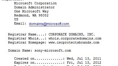 Microsoft-Sony.com ? Hein ?