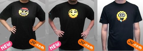 Deux nouveaux tee-shirts dans la boutique jeuxvideo.com