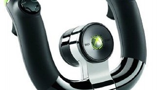 Un volant sans-fil pour la Xbox 360