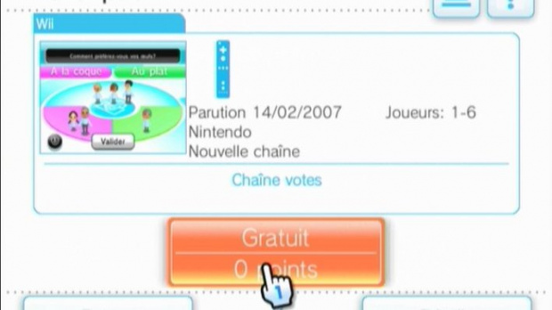 Wii : la chaîne Votes