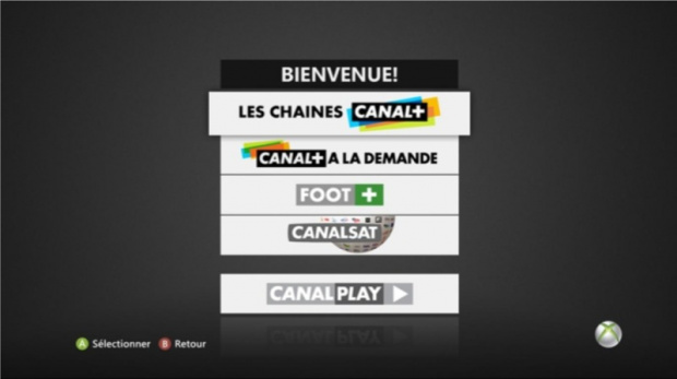 Canal+ et CanalSat disponibles sur Xbox 360