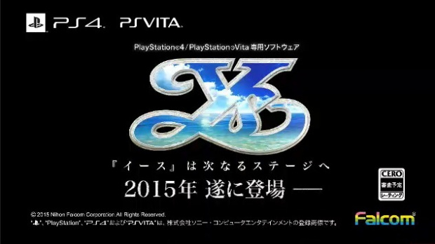 TGS : Un nouveau Ys sur PS4 et Vita
