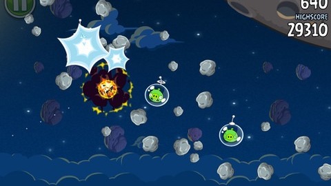 Angry Birds Space téléchargé 10 millions de fois