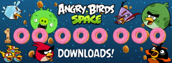 Les 100 millions pour Angry Birds Space !