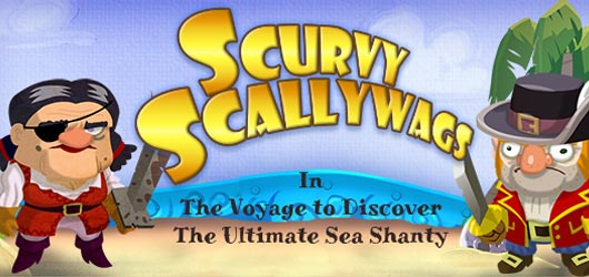 Scurvy Scallywags in the Voyage to Discover the Ultimate Sea Shanty : A Musical Match-3 Pirate RPG
